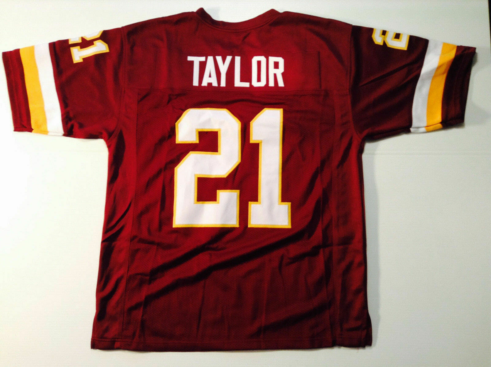 UNSIGNED CUSTOM Sewn Stitched Sean Taylor Burgundy Jersey 1 UNSIGNED CUSTOM Sewn Stitched Sean Taylor Burgundy Jersey