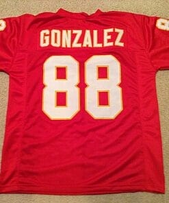 UNSIGNED CUSTOM Sewn Stitched Tony Gonzalez Red Jersey
