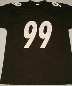 Alternative view of UNSIGNED CUSTOM Sewn Stitched Brett Keisel Black Jersey