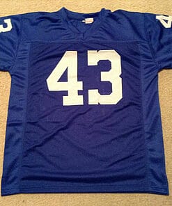 Alternative view of UNSIGNED CUSTOM Sewn Stitched Cliff Harris Blue Jersey