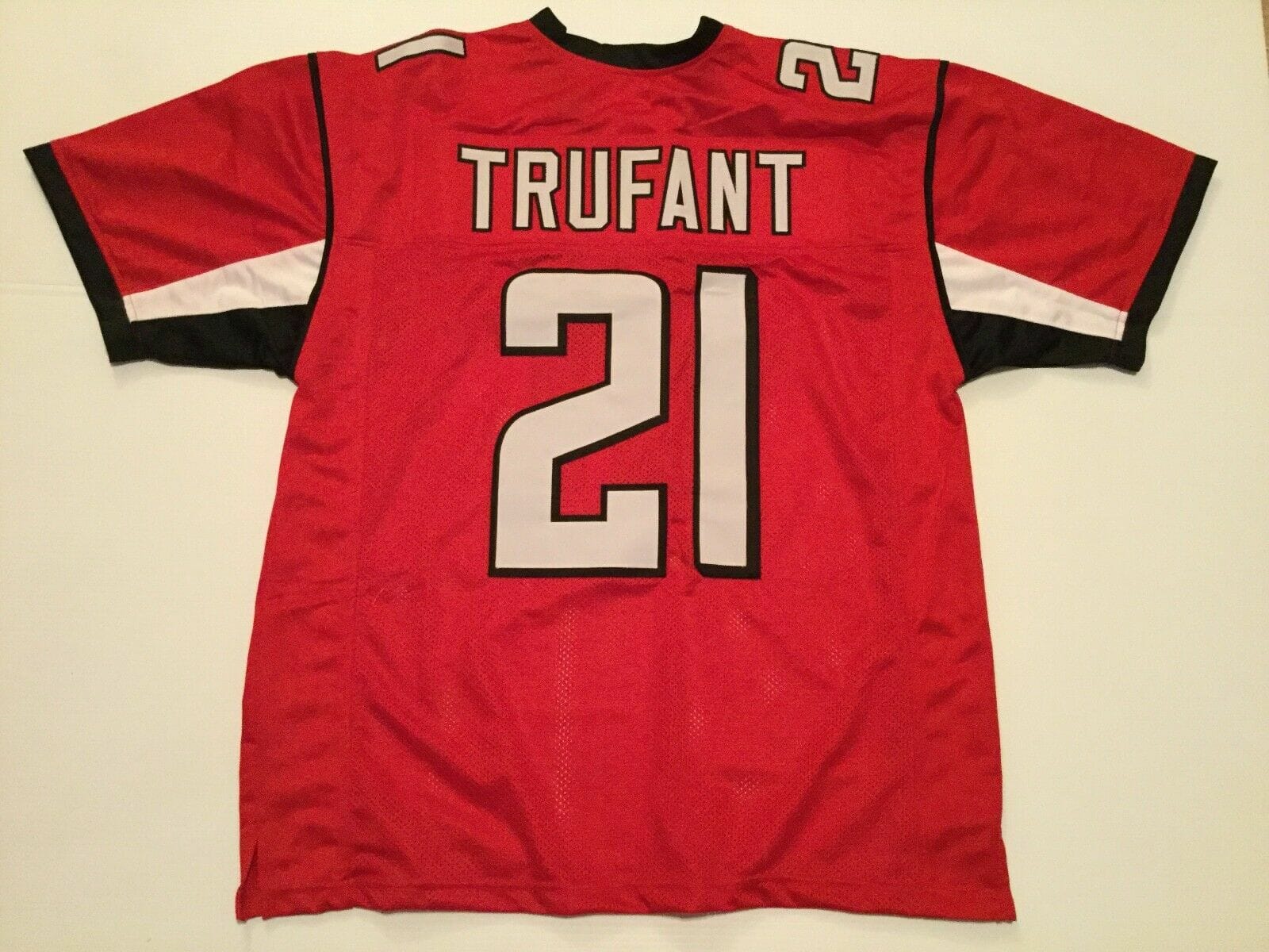 UNSIGNED CUSTOM Sewn Stitched Desmond Trufant Red Jersey 1 UNSIGNED CUSTOM Sewn Stitched Desmond Trufant Red Jersey