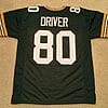 UNSIGNED CUSTOM Sewn Stitched Donald Driver Green Jersey 6 s l1600 1 88
