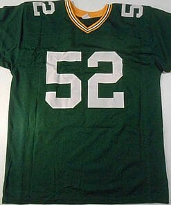 Alternative view of UNSIGNED CUSTOM Sewn Stitched Clay Matthews Green Jersey