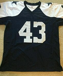 Alternative view of UNSIGNED CUSTOM Sewn Stitched Cliff Harris Thanksgiving Jersey