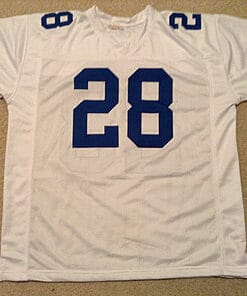 Alternative view of UNSIGNED CUSTOM Sewn Stitched Darren Woodson White Jersey