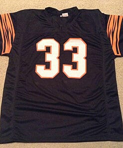 Alternative view of UNSIGNED CUSTOM Sewn Stitched David Fulcher Black Jersey