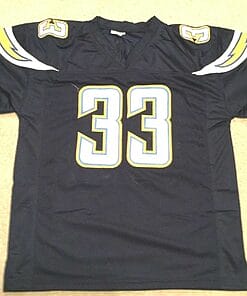 Alternative view of UNSIGNED CUSTOM Sewn Stitched Derwin James Blue Jersey