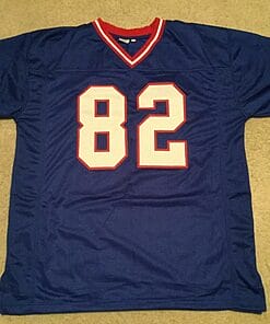 Alternative view of UNSIGNED CUSTOM Sewn Stitched Don Beebe Blue Jersey
