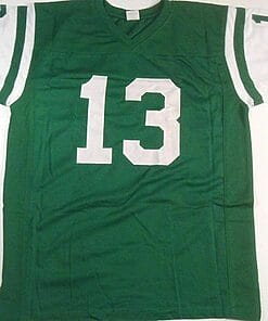 Alternative view of UNSIGNED CUSTOM Sewn Stitched Don Maynard Green Jersey
