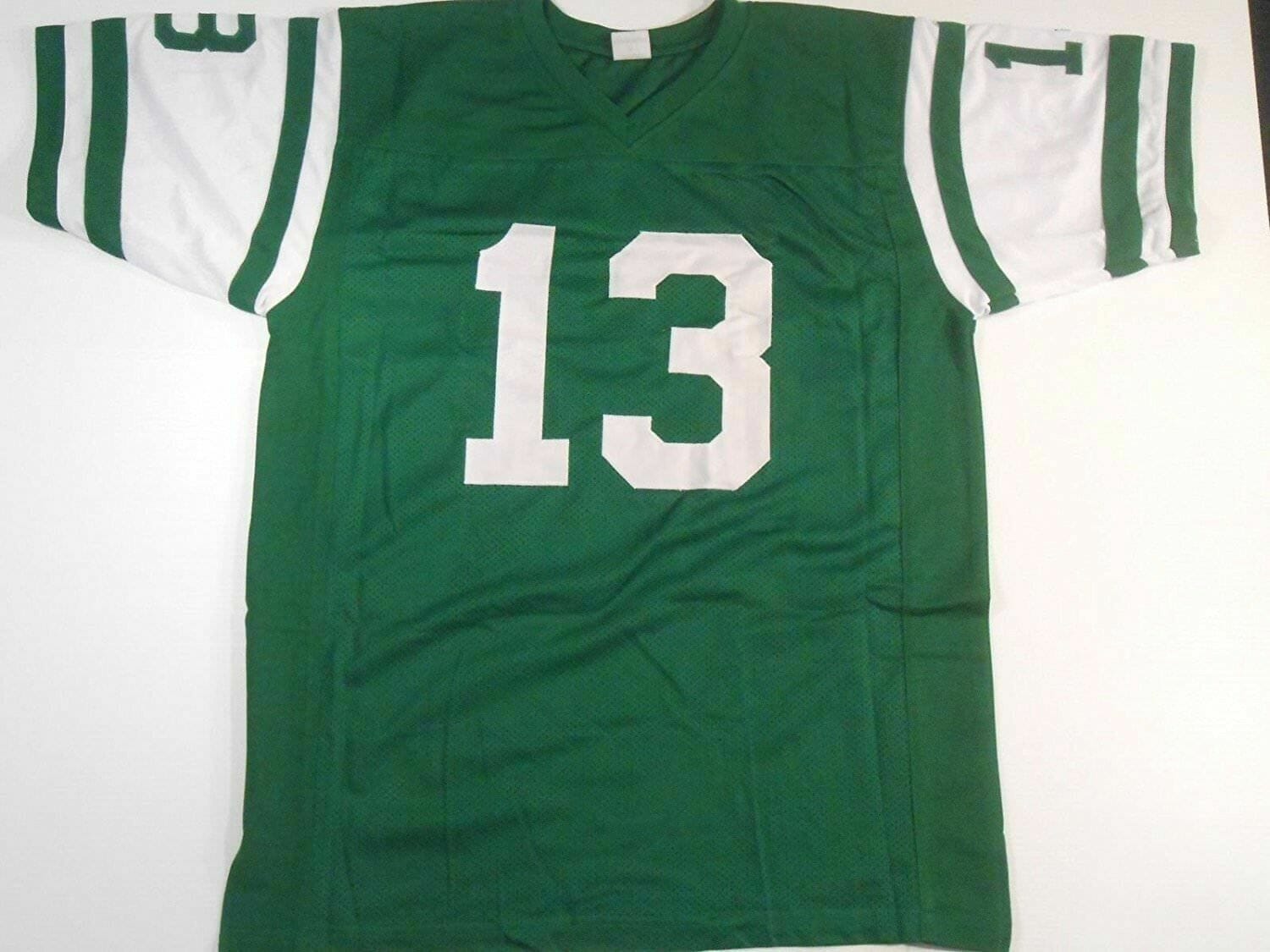 UNSIGNED CUSTOM Sewn Stitched Don Maynard Green Jersey 2 UNSIGNED CUSTOM Sewn Stitched Don Maynard Green Jersey - Image 2