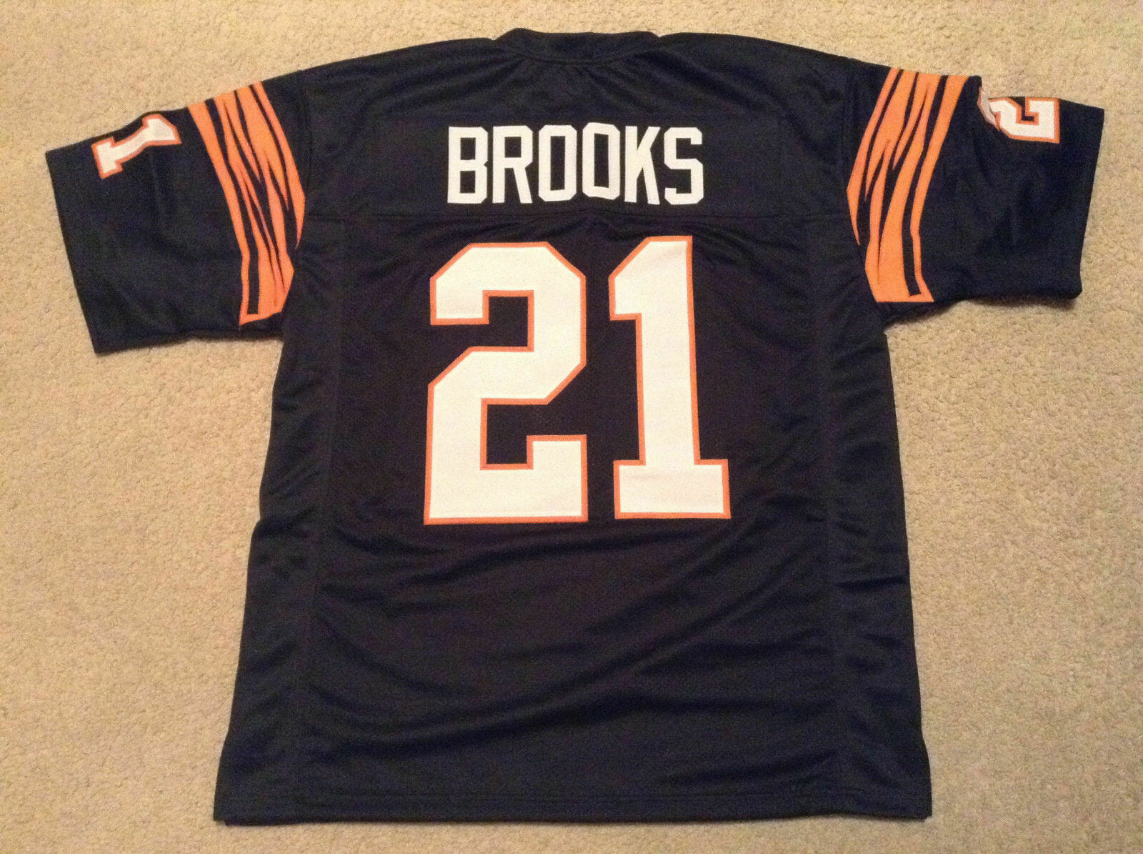 UNSIGNED CUSTOM Sewn Stitched James Brooks Black Jersey 1 UNSIGNED CUSTOM Sewn Stitched James Brooks Black Jersey