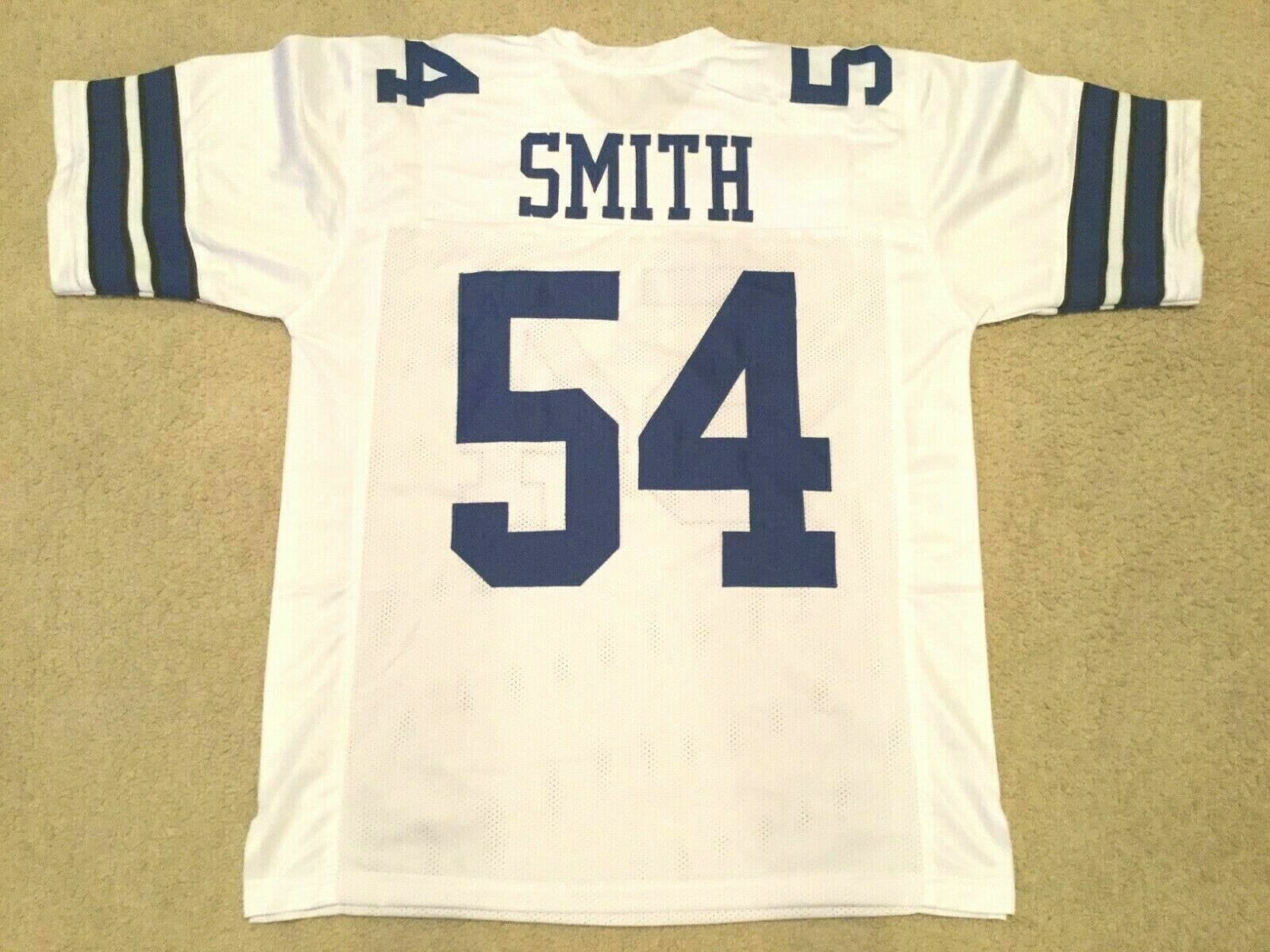 UNSIGNED CUSTOM Sewn Stitched Jaylon Smith White Jersey 1 UNSIGNED CUSTOM Sewn Stitched Jaylon Smith White Jersey