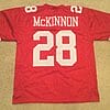 UNSIGNED CUSTOM Sewn Stitched Jerick McKinnon Red Jersey 7 s l1600 2 150