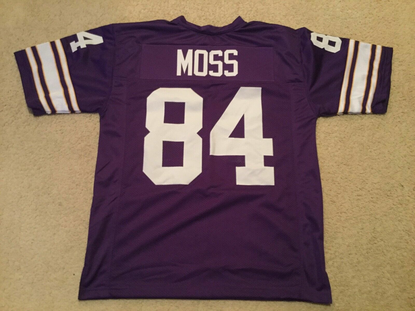 UNSIGNED CUSTOM Sewn Stitched Randy Moss Purple Jersey 1 UNSIGNED CUSTOM Sewn Stitched Randy Moss Purple Jersey