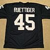UNSIGNED CUSTOM Sewn Stitched Rudy Ruettiger Blue Jersey 7 s l1600 2 265