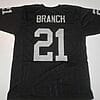 UNSIGNED CUSTOM Sewn Stitched Cliff Branch Black Jersey 6 s l1600 2 60