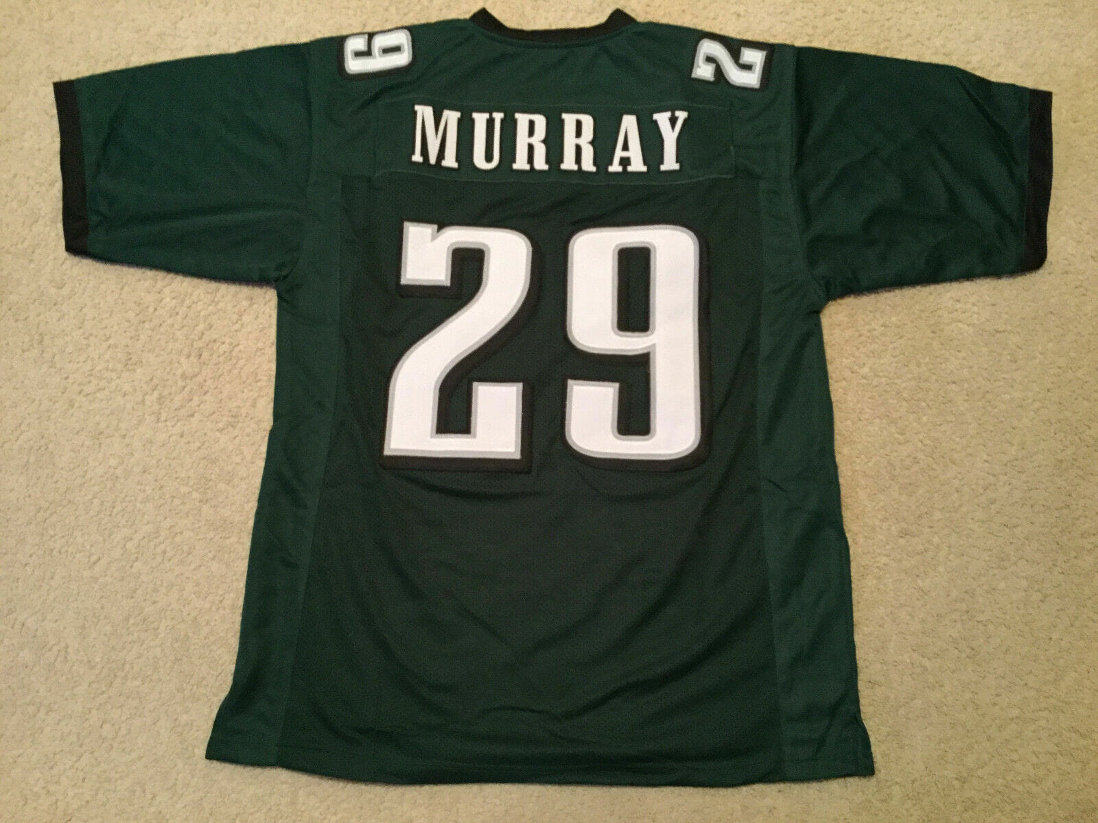 UNSIGNED CUSTOM Sewn Stitched DeMarco Murray Green Jersey 1 UNSIGNED CUSTOM Sewn Stitched DeMarco Murray Green Jersey