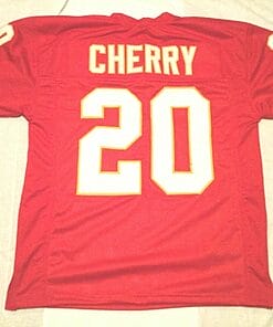 UNSIGNED CUSTOM Sewn Stitched Deron Cherry Red Jersey