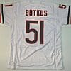 UNSIGNED CUSTOM Sewn Stitched Dick Butkus White Jersey 7 s l1600 2 90