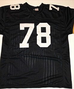 Alternative view of UNSIGNED CUSTOM Sewn Stitched Dwight White Black Jersey