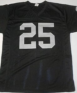 Alternative view of UNSIGNED CUSTOM Sewn Stitched Fred Biletnikoff Black Jersey