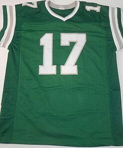 Alternative view of UNSIGNED CUSTOM Sewn Stitched Harold Carmichael Green Jersey
