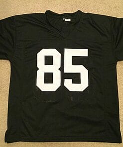 Alternative view of UNSIGNED CUSTOM Sewn Stitched Issac Curtis ERROR Black Jersey