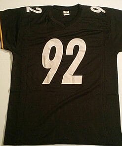 Alternative view of UNSIGNED CUSTOM Sewn Stitched James Harrison Black Jersey