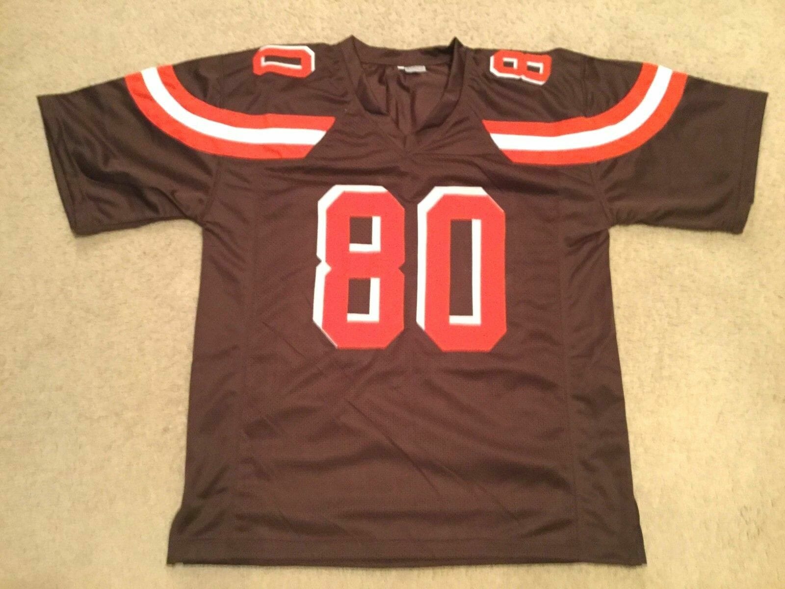 UNSIGNED CUSTOM Sewn Stitched Jarvis Landry Brown Jersey 2 UNSIGNED CUSTOM Sewn Stitched Jarvis Landry Brown Jersey - Image 2