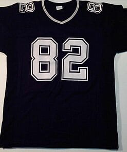 Alternative view of UNSIGNED CUSTOM Sewn Stitched Jason Witten Blue Jersey