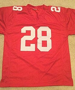 Alternative view of UNSIGNED CUSTOM Sewn Stitched Jerick McKinnon Red Jersey