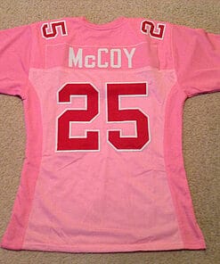 UNSIGNED CUSTOM Sewn Stitched LeSean McCoy Pink Jersey