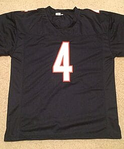 UNSIGNED CUSTOM Sewn Stitched Jim Harbaugh Blue Jersey 4 s l1600 301