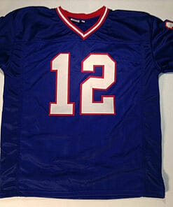UNSIGNED CUSTOM Sewn Stitched Jim Kelly Blue Jersey 4 s l1600 302
