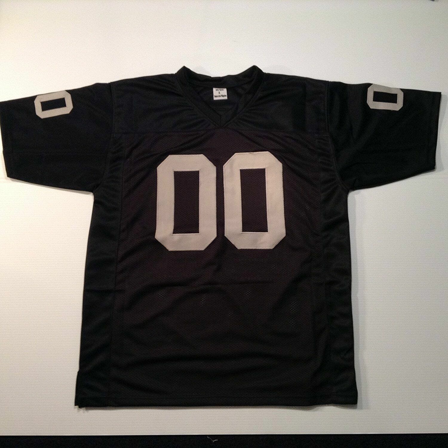UNSIGNED CUSTOM Sewn Stitched Jim Otto Black Jersey 2 UNSIGNED CUSTOM Sewn Stitched Jim Otto Black Jersey - Image 2