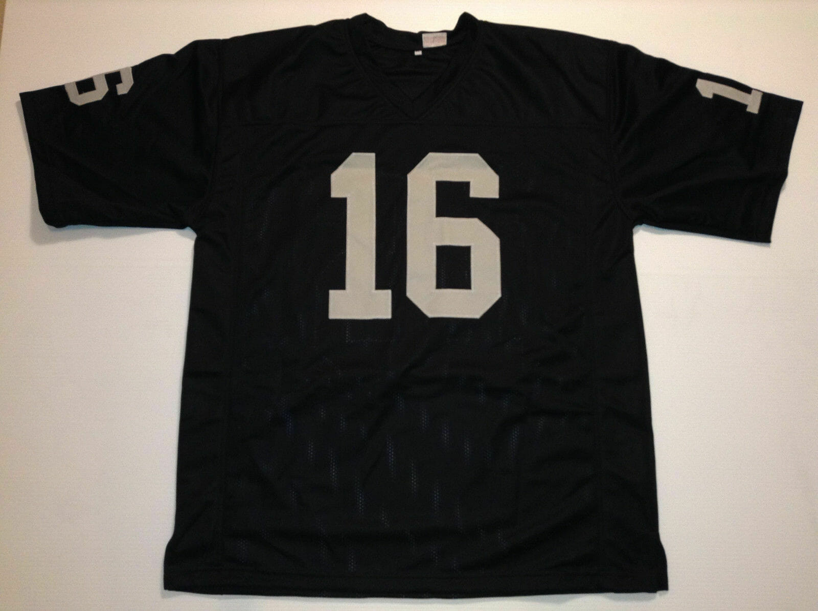 UNSIGNED CUSTOM Sewn Stitched Jim Plunkett Black Jersey 2 UNSIGNED CUSTOM Sewn Stitched Jim Plunkett Black Jersey - Image 2