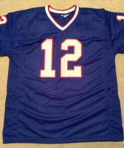 Alternative view of UNSIGNED CUSTOM Sewn Stitched Joe Ferguson Blue Jersey