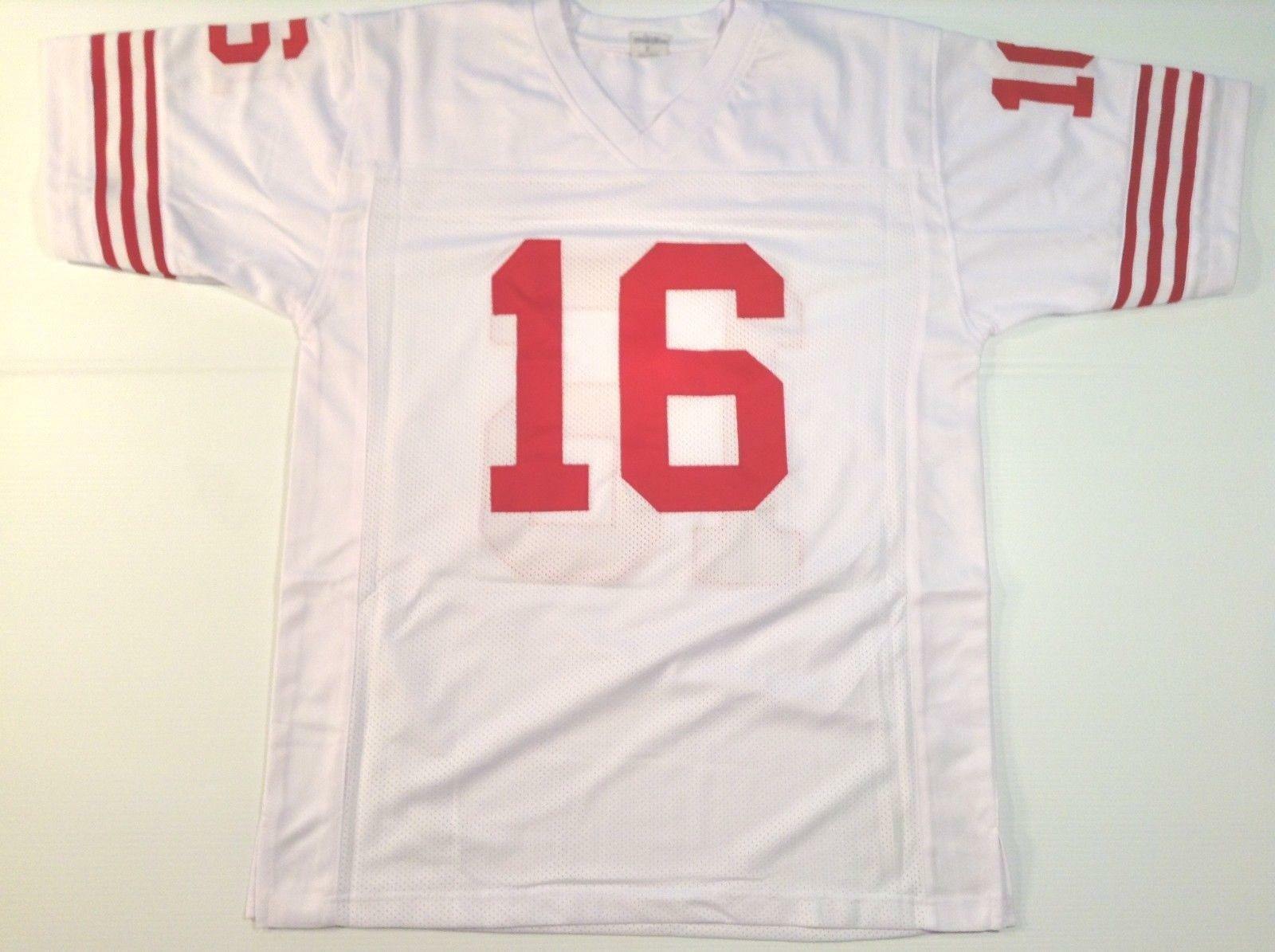 UNSIGNED CUSTOM Sewn Stitched Joe Montana White Jersey 2 UNSIGNED CUSTOM Sewn Stitched Joe Montana White Jersey - Image 2