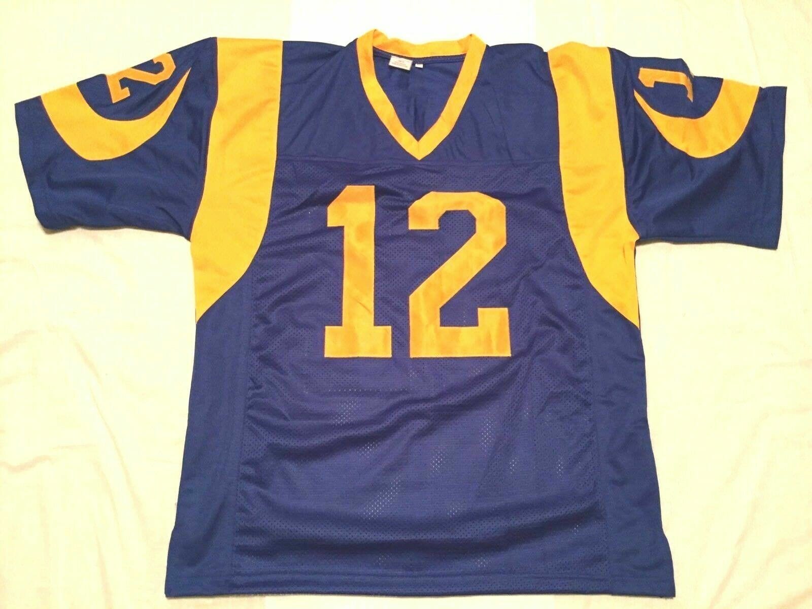 UNSIGNED CUSTOM Sewn Stitched Joe Namath Blue Jersey 2 UNSIGNED CUSTOM Sewn Stitched Joe Namath Blue Jersey - Image 2