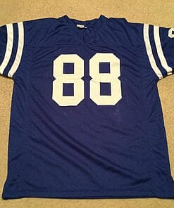 Alternative view of UNSIGNED CUSTOM Sewn Stitched John Mackey Blue Jersey
