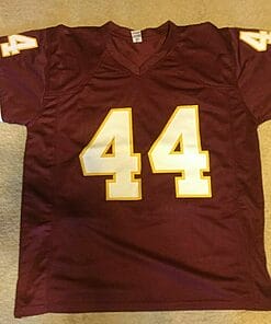 Alternative view of UNSIGNED CUSTOM Sewn Stitched John Riggins Green Jersey