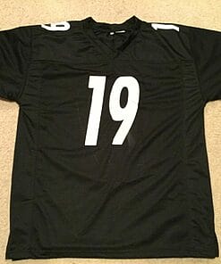 Alternative view of UNSIGNED CUSTOM Sewn Stitched JuJu Smith Schuster Black Jersey