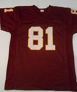 Alternative view of UNSIGNED CUSTOM Sewn Stitched Art Monk Burgundy Jersey