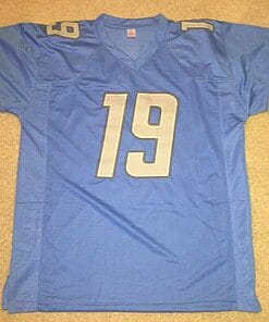 Alternative view of UNSIGNED CUSTOM Sewn Stitched Kenny Golladay Blue Jersey