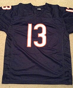 Alternative view of UNSIGNED CUSTOM Sewn Stitched Kevin White Blue Jersey