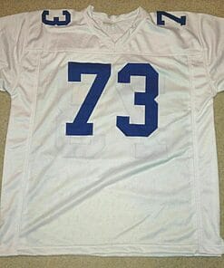 Alternative view of UNSIGNED CUSTOM Sewn Stitched Larry Allen White Jersey