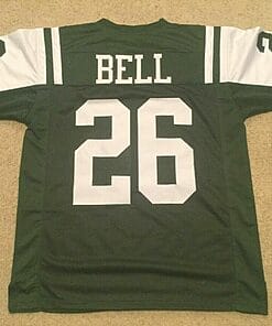 UNSIGNED CUSTOM Sewn Stitched Le'Veon Bell Green Jersey