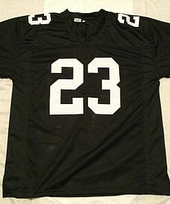 Alternative view of UNSIGNED CUSTOM Sewn Stitched Mike Wagner Black Jersey