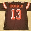 UNSIGNED CUSTOM Sewn Stitched Odell Beckham Jr Brown Jersey 7 s l1600 477