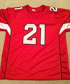 Alternative view of UNSIGNED CUSTOM Sewn Stitched Patrick Peterson Red Jersey